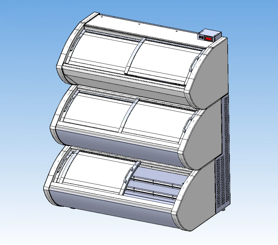 Low-Temperature Display Refrigerator Levan VXN-1.25