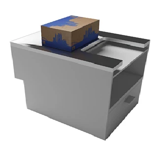 Parcel Reception Barrier "Barrier C+", Model "OOO SPEKTR