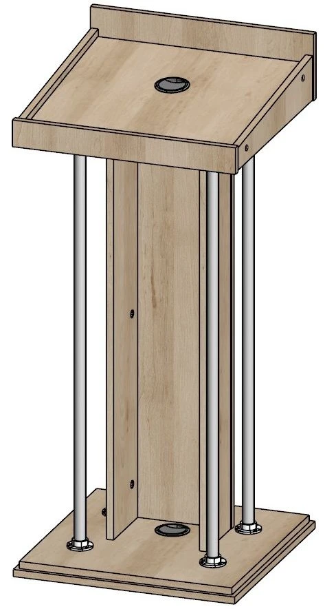 Lecture Stand - Multi-Functional Speaker Platform