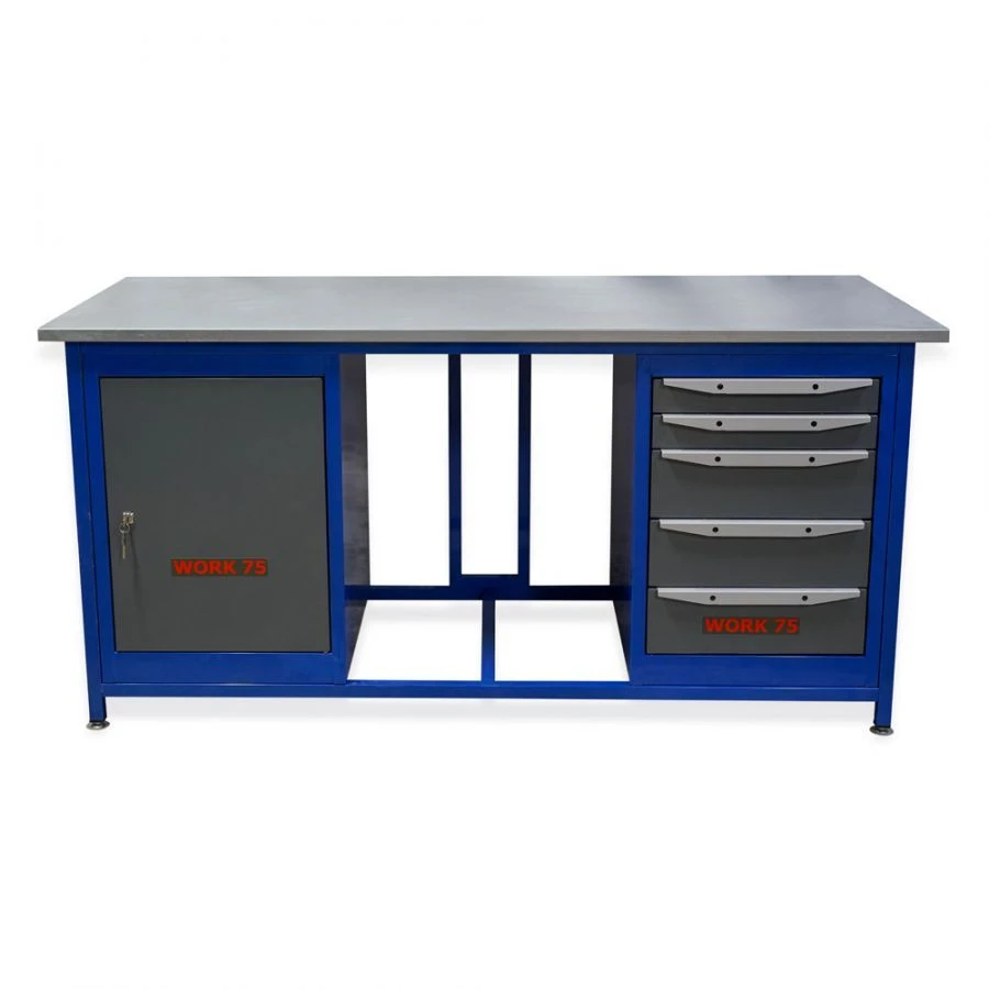 Workbench with Two Cabinets for Assembly and Storage WK1800 (T0-T5)