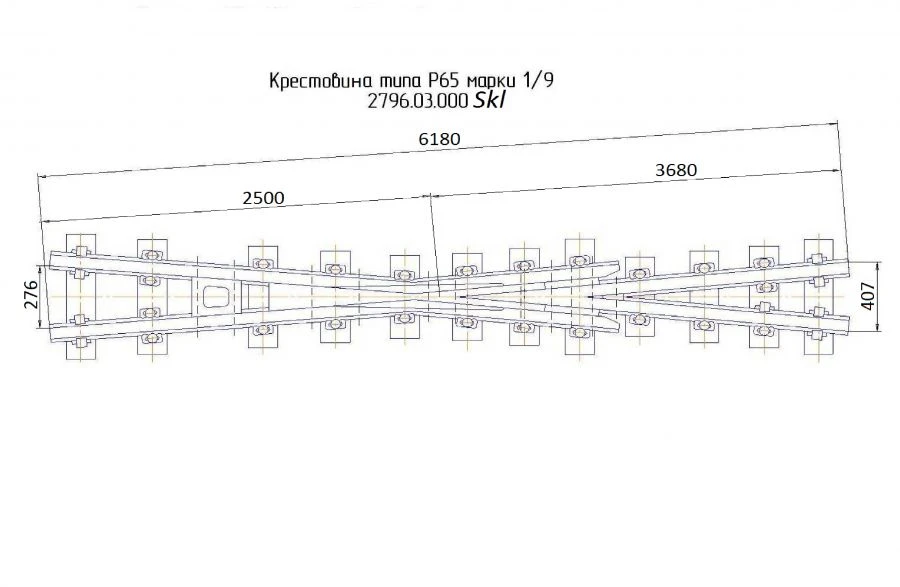 Cross Switch Type R65 Model 1/9 Project 2796.03.000