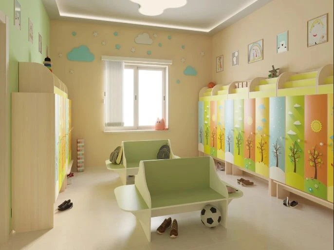 خزانة الأطفال لغرفة تبديل الملابس