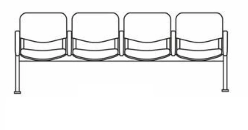 Semi-Soft Modular Armchair for Versatile Seating Solutions