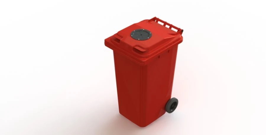 Portable Trash Container 240L Model Art. 24.C29.V/1