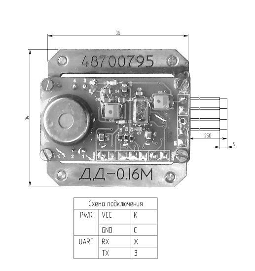 Absolute Pressure Sensor DD-0.16M
