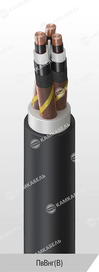 Power Cable with Copper Conductors, XLPE Insulation, 6-35 kV, PvVng(B)