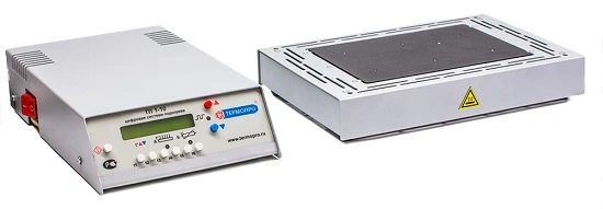 Medium-sized Thermostatic Table NP 17-12 PRO with Temperature Controller TP 1-10 KD PRO and Frame Holder