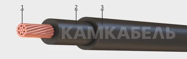 Flexible Power Cable with Copper Core, Rubber Insulation, 660V PRGN