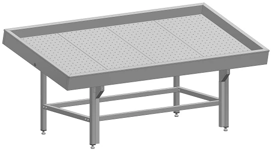 Fish Display Table for Ice 2200x1100x800 mm